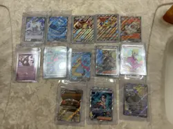 50+ POKEMON CARDS WOTH NEW HARD COVERS - Image 4