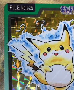 Pikachu No.025 Carddass Holo Card Pokemon Pocket Monsters #2688 - Image 3