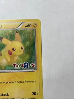 Pokemon Pikachu TCG Stamped Holo Promo Card 26/83 Toys R US - Image 4