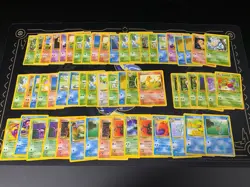 Pokemon 56 Italian Base Set Jungle Fossil - Mixed Card Lot LP-HP - Image 1