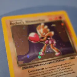 Pokemon Rocket's Hitmonchan Gym Heroes Holo Rare Card 11/132 60 HP - Image 2