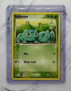 Bulbasaur 12/17 2005 Pop Series 2 LP Crimp Error Card - Image 1