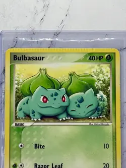 Bulbasaur 12/17 2005 Pop Series 2 LP Crimp Error Card - Image 2