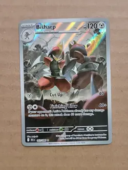 Bisharp 143/086 NM BLK Black Bolt Pokemon Card TCG Pack Fresh - Image 1