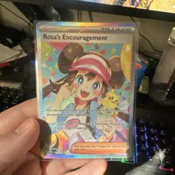 Pokemon Rosa's Encouragement Full Art Ultra Rare Holo Trainer Card 423/088 - Image 1