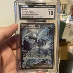 Pokemon TCG Kyurem EX Card 165/086 Sir Scarlet Violet Black Cgc 10 Gem Mint - Image 1