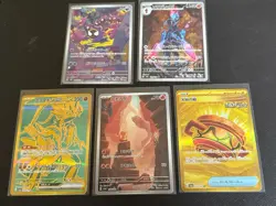 Pokemon TCG 151 Japanese AR/UR Card Lot of 5 NM/M Charmander Gastly and more - Image 1