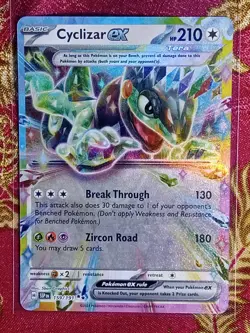 Hologram Rare Foil Cyclizar Ex 159/191 Surging Sparks Pokemon Card - Image 1