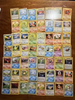 50+ Vintage Pokemon Cards Lot - WOTC Base Set - Image 1