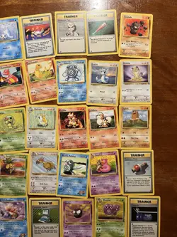 50+ Vintage Pokemon Cards Lot - WOTC Base Set - Image 3