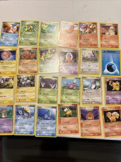 Vintage Pokemon Lot | 24 Cards| Commons/Uncommon | WOTC | Fire Red, E Reader. - Image 1