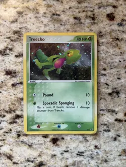 Treecko 016 Holo Nintendo Black Star Promo Pokemon Card - Image 1