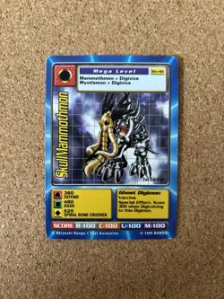 SkullMammothmon Bo-40 First Edition Digimon Trading Card, Rare Bandai - Image 1