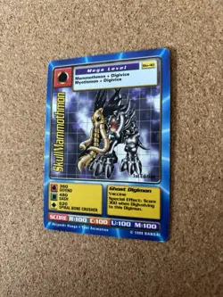 SkullMammothmon Bo-40 First Edition Digimon Trading Card, Rare Bandai - Image 2
