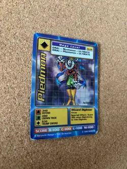 Piedmon Holographic Bo-42 First Edition Digimon Trading Card, Rare Bandai - Image 3