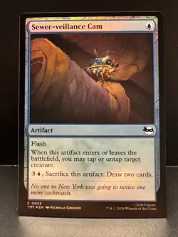 Sewer-veillance Cam #53 (Foil) (NM) TMT Magic MTG - Image 1