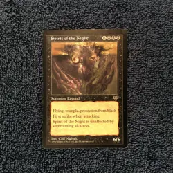 SPIRIT OF THE NIGHT Mirage Magic the Gathering Moderate play - Image 3