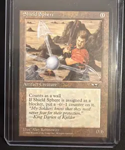 Shield Sphere Alliances MTG Regular Moderately Played - Image 1