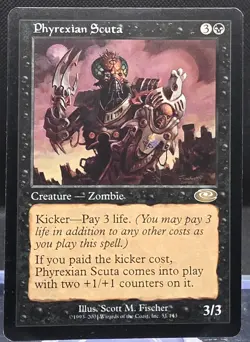 Phyrexian Scuta #51 Planeshift Regular Rare LP - Image 1
