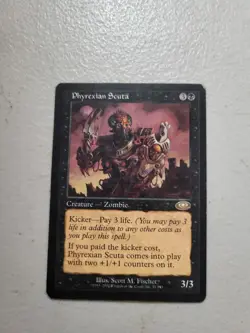 1x Phyrexian Scuta - Planeshift - 2001 - Magic the Gathering LP Free Shipping - Image 1