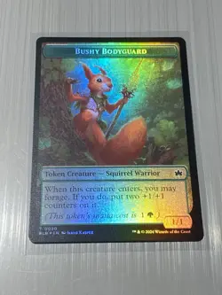 EMBLEM FOIL - Ral, Crackling Wit / Bushy Bodyguard Token [Bloomburrow] MTG - Image 2