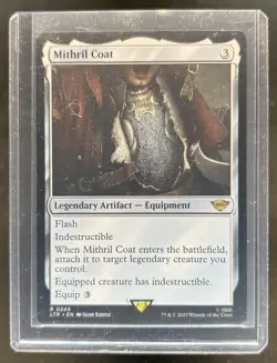 2023 Magic MTG Lord of Rings Tales Middle-Earth Mithril Coat Foil #0245 - Image 1