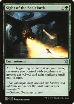 MTG Sight of the Scalelords ** Dragons of Tarkir ** English (NM) - Image 1