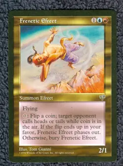 FRENETIC EFREET Mirage Magic the Gathering Unplayed Near Mint-Mint - Image 1