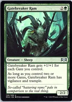 Gatebreaker Ram U Ravnica Allegiance 126 LP Magic - Image 1