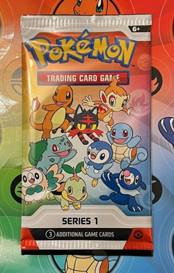 Pokemon TCG First Partner Illustration Series 1 Sealed Booster Pack + Stickers ✅ - Image 1