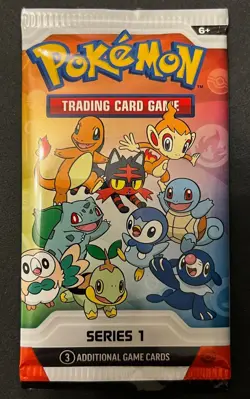 Pokemon TCG First Partner Illustration Series 1 Sealed Booster Pack + Stickers ✅ - Image 2