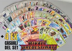 Pokemon Rivali Predestinati Set Completo C-Non C- Holo | 165 Card Lot + 4 EX +ho - Image 1