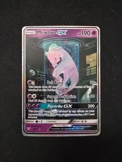 Mewtwo GX 78/73 Pokemon Shining Legends Full Art Secret Rare Holo - Image 1