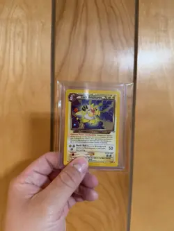 Pokemon Dark Ampharos Neo Destiny Holo Rare 1/105 English TCG Card 2000 - Image 1