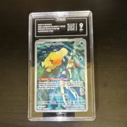 Misty's Psyduck Pokemon TCG Destined Rivals 193/182 Holo Illustration Rare TAG 9 - Image 1