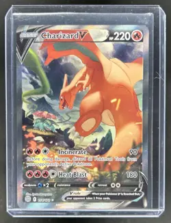 2022 Pokemon SWSH Brilliant Stars Charizard V #154/172 - Image 1