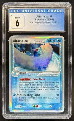 2006 Pokemon EX Dragon Frontiers Altaria #90/101 CGC 6 - Image 1