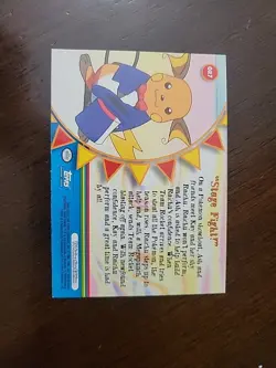 LP! Topps Series 3 Stage Fight OR7 Orange Islands Pokemon 2000 Blue Label - Image 2