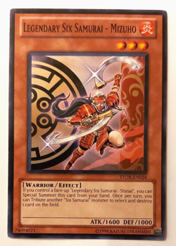 Yugioh Legendary Six Samurai - Mizuho - Common - STOR-EN024 - Used - Ultd.Ed. - Image 1