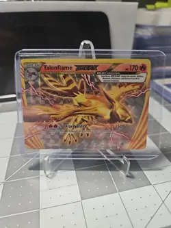 Talonflame BREAK 21/114 Holo Rare XY Steam Siege Pokemon TCG Fire BREAK - Image 1