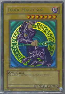 2002 YuGiOh Dark Magician SDY-006 Ultra Rare Holo - Starter Deck Yugi - PSA 3 VG - Image 4