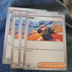 4x Judge 076/088 x4 - NM Perfect Order Pokemon Playset ME03 - Image 1