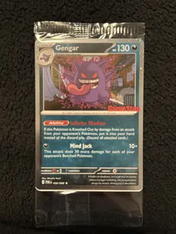 Pokemon TCG Gengar Gamestop Exclusive Stamped Promo Perfect Order Sealed - Image 1