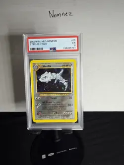 Pokemon TCG Steelix 15/111 Neo Genesis Holo PSA 5 EX - Image 2