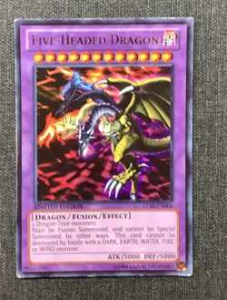 1996 Kabuki FIVE HEADED DRAGON 99267150 🔥 LIMITED EDITION LC03-EN004 Yu-Gi-Oh! - Image 1