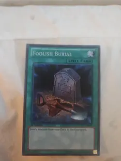Foolish Burial LCJW-EN070 LP Secret Rare 1st Edition - Image 1