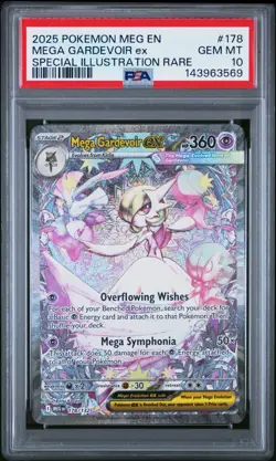 PSA 10 Mega Gardevoir ex 178/132 Pokemon Mega Evolution SIR Special Illustration - Image 1
