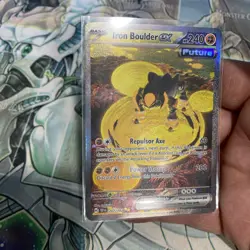 Pokemon TCG Iron Boulder ex 207/162 Temporal Forces Special Illustration Rare - Image 5