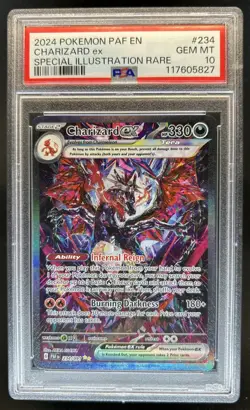 2024 Pokemon Paldean Fates Charizard ex Special Illustration Rare 234/091 PSA 10 - Image 1