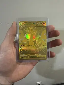 Pokemon Mega Charizard X ex Mega Hyper Rare Full Art Holo Me02 130/094 360 HP - Image 3